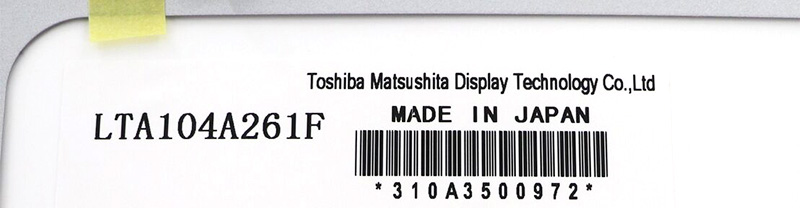 LTA104A261F 10.4 inch 640*480 TFT LCD Display Panel