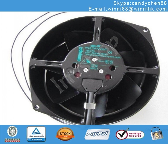 neue origianl ebmpapst lÃ¼fter w2s130-aa03-01 axiallÃ¼fter