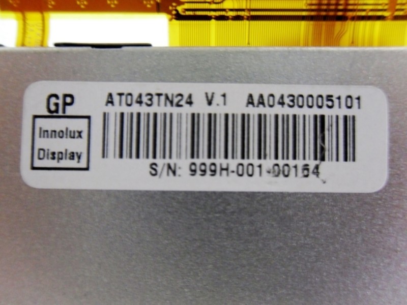 - vertikale streifen 4,3 zoll lcd - panel innolux 480 × 272 at043tn24 v.1)