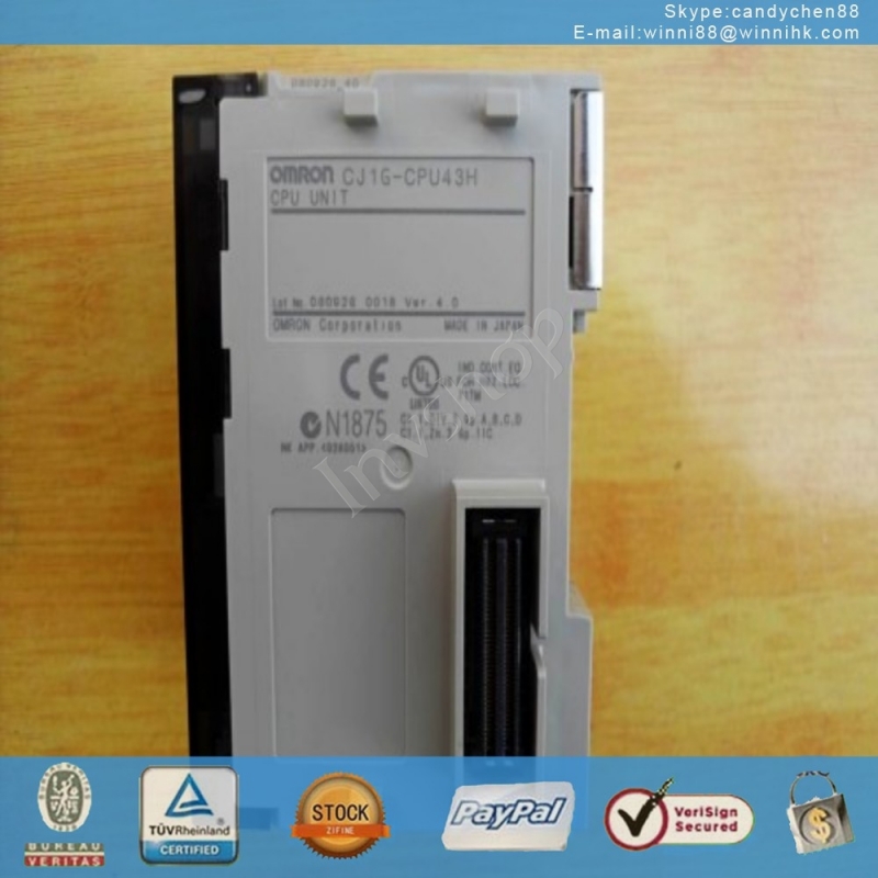CJ1G-CPU43H PLC Used for OMRON 60 days warranty