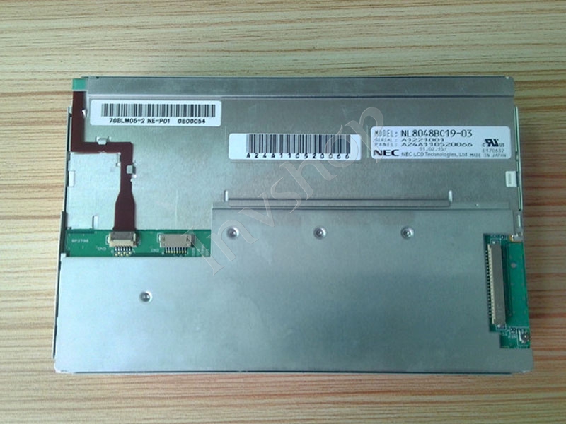 NL8048BC19-03 NEC 7.0 inch 800*480 LCD PANEL