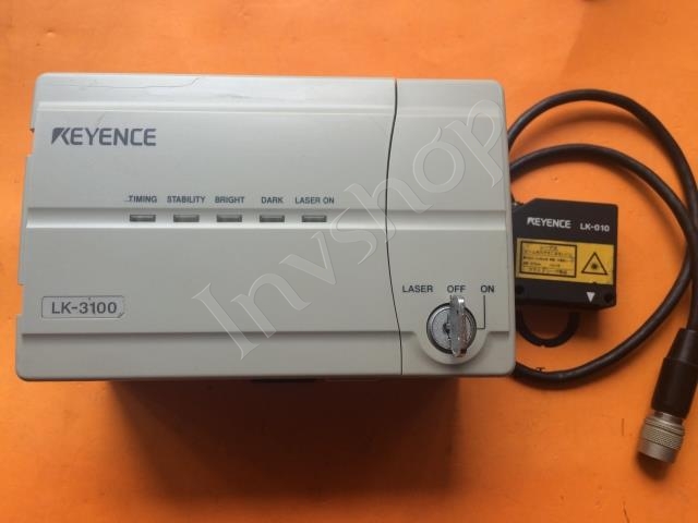 USED LK-3100 LK-010 KEYENCE FIBER OPTIC SENSOR