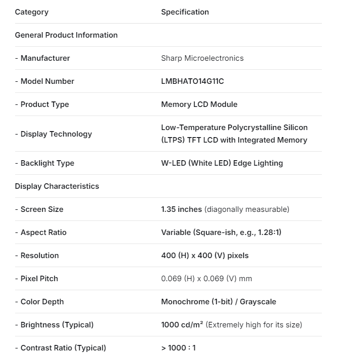NEW LCD PANEL SCREEN 5.4INCH LMBHATO14G11C