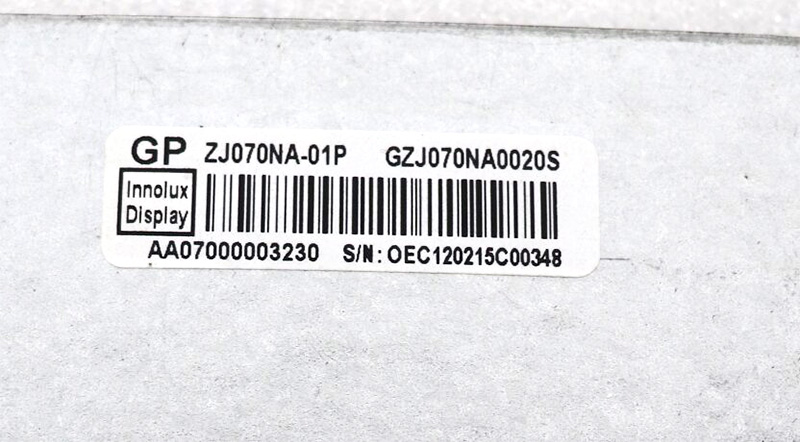 ZJ070NA-01P Innolux 7,0 Zoll 1024 * 600 LCD-ANZEIGE