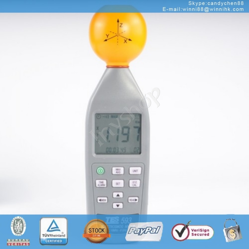 TES593 Electrosmog RF Microwave Meter up to 8Ghz