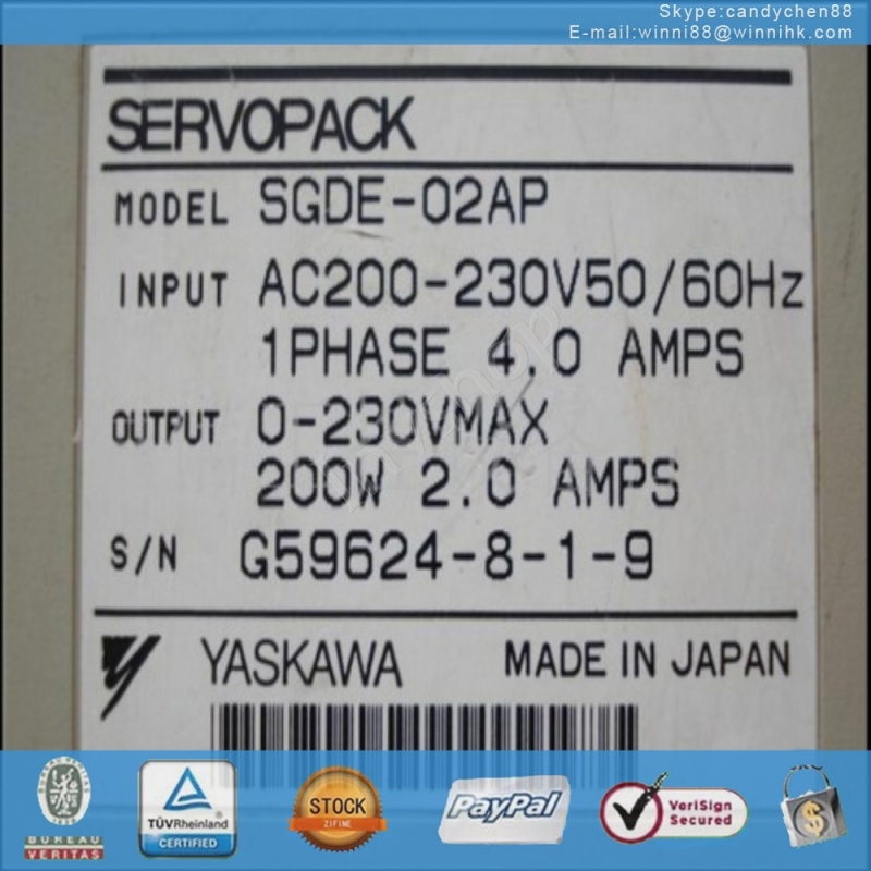 sgde-02ap yaskawa servoantrieb verwendet