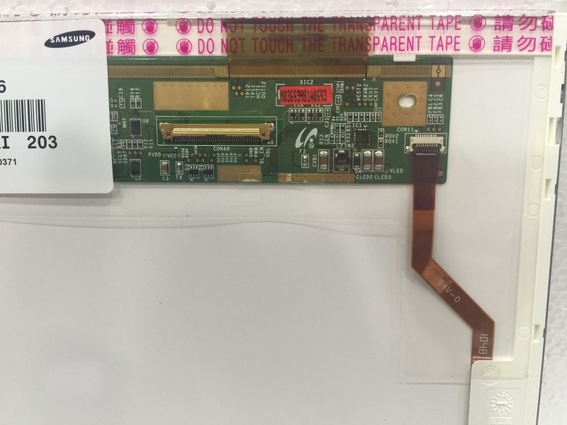 Hard TFT Color LCD Display For Samsung Full Colour Industrial LCD Panel LTP500GV-F01
