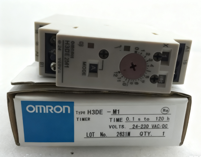 new OMRON H3DE-M1 Set the time relay