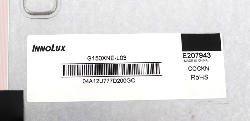 G150XNE-L03 Innolux 15inch lcd display