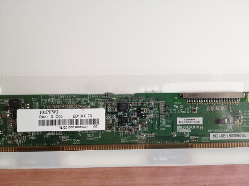 HSD101PFW2-C00 10.1'' HannStar Display area 222.72×125.28 mm Resolution 1024*600