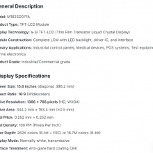 M162SD07FA brand new original 16*2 LCD screen