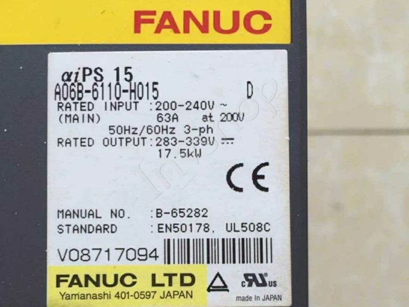 A06B-6110-H015 Servo Driver FANUC 90%NEW