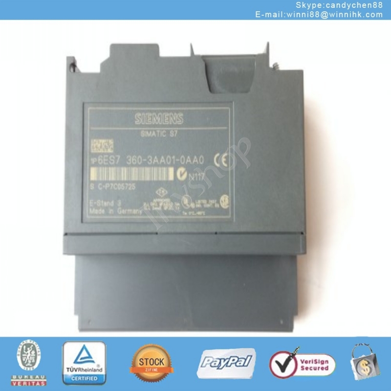 6ES7360-3AA01-0AA0 PLC Used for SIEMENS 60 days warranty
