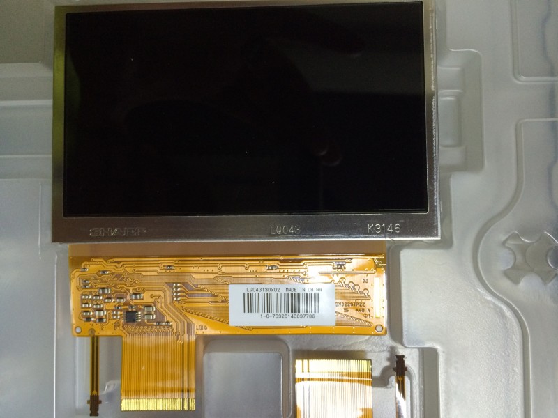 LQ043T3DX02 4.3 inch Sharp industrial lcd touch screen monitor Resolution 480*272