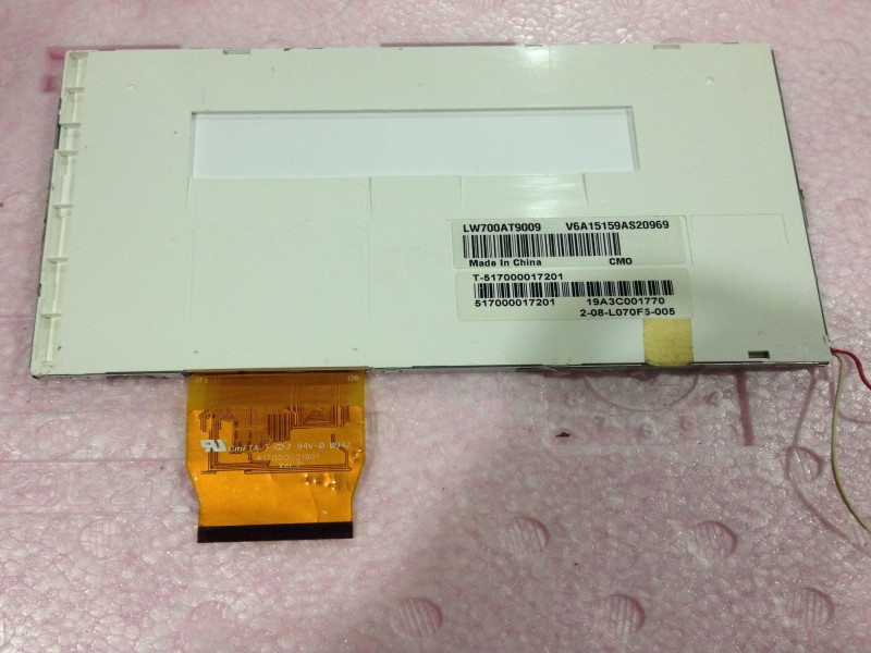 lw700at9009 tianma flaches rechteck 7 zoll tft lcd - display ohne kontakt