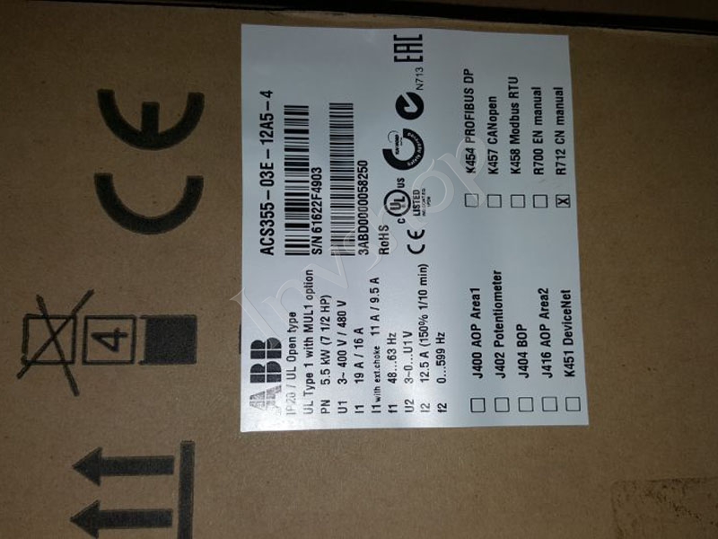 ACS355-03E-12A5-4 ABB Frequency converter New and Original