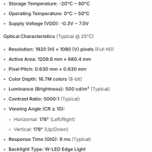 LTI550HN16 SAMSUNG 55 Zoll LCD-Display neu und original