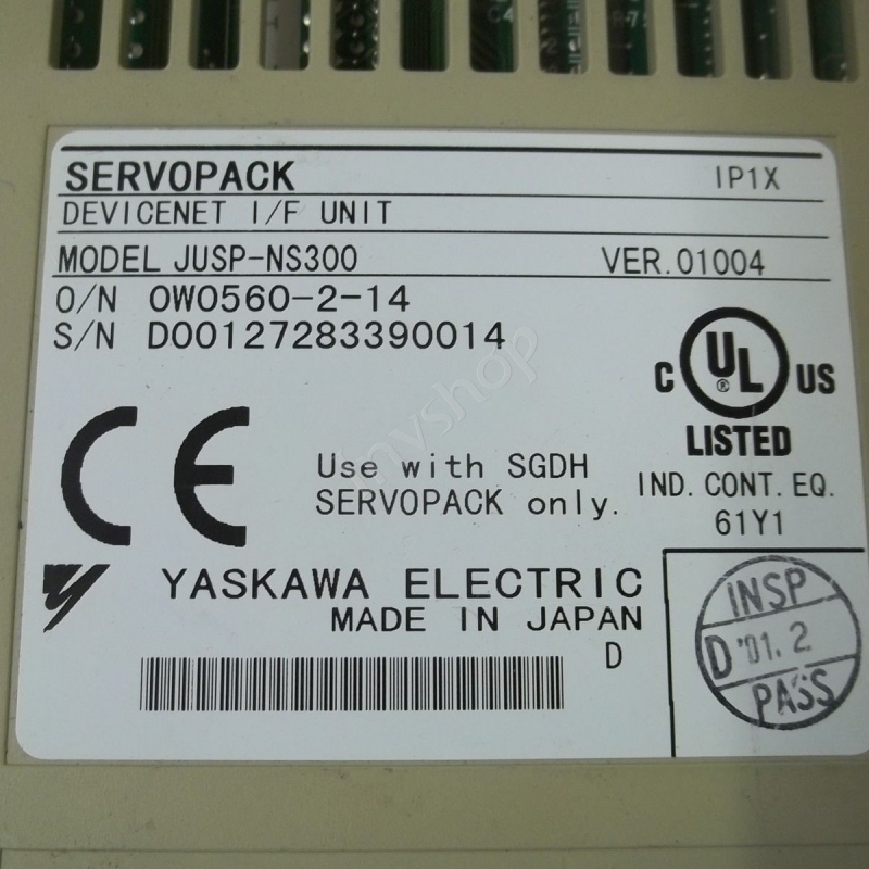 Yaskawa JEPMC-MC200A SERVO CONTROL MODULE