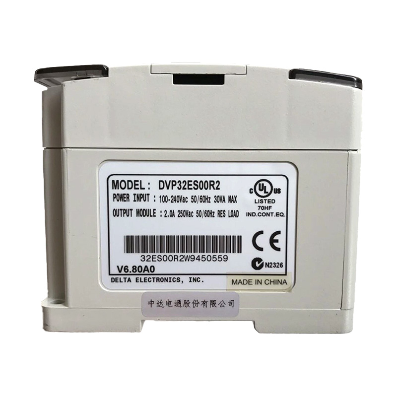DVP32ES00R2 Delta PLC 100-240VAC 16DI 16DO Relay Output