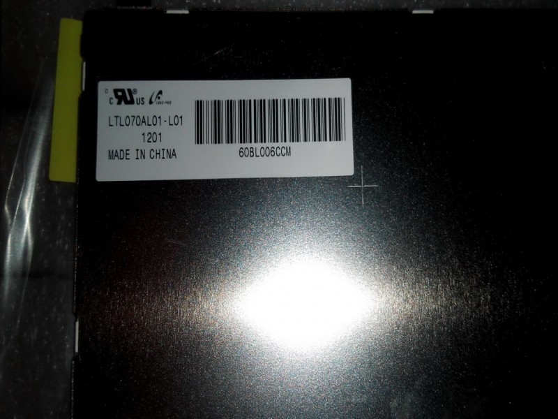 LTL070AL01-L01 7.0 inch Samsung A-Si TFT LCD Panel Resolution 1280(RGB)×800 WXGA