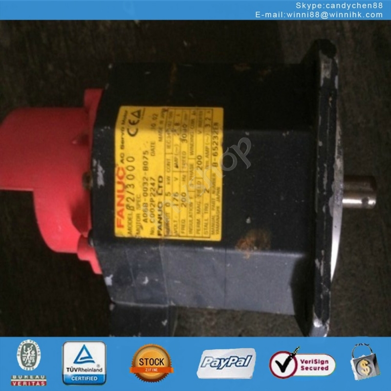 fanuc a06-0032-b075 servomotor fÃ¼r 60 tage garantie verwendet