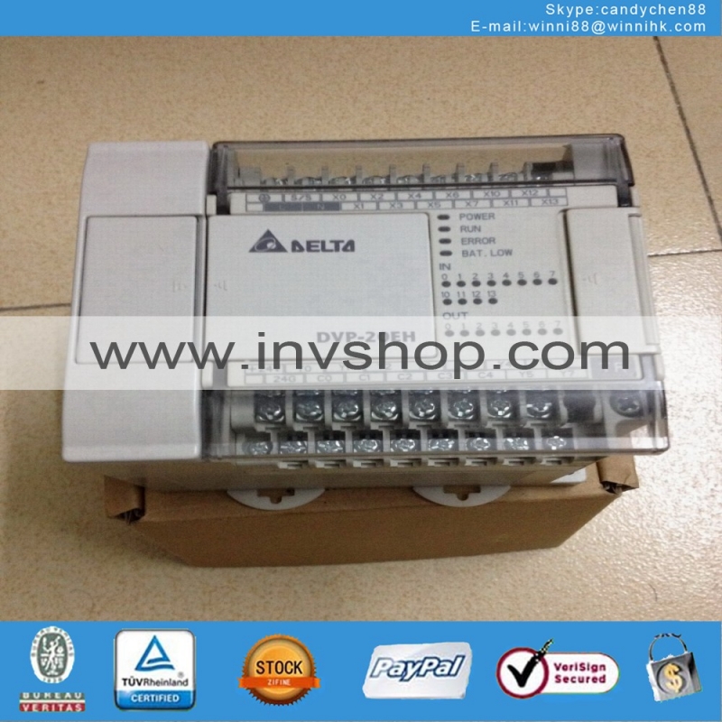 new DVP20EH00T2 Delta PLC 100-240VAC 12DI 8DO transistor(NPN)output