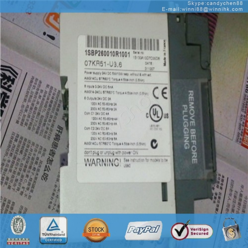 abb 07kr51-u3.6 plc fÃ¼r 60 tage garantie verwendet