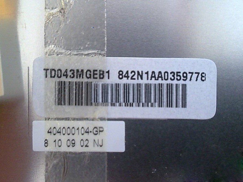 claa070na01ct cpt 7,0 zoll lcd - display 400:1 kontrastverhältnis