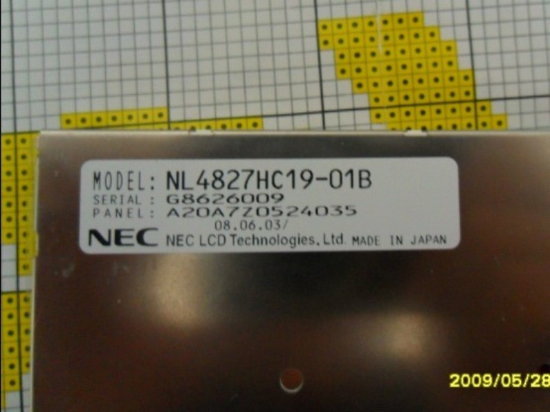 3.5inch Wide View Angle NEC LCD Panel With Panel Signal Interface NL2432HC22-45A