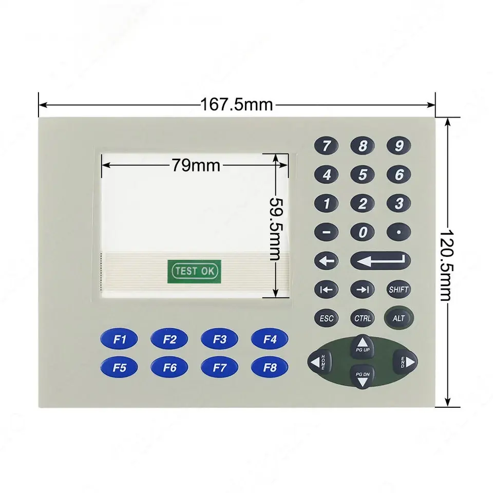 2711P-K4M20D Allen-Bradley membrane film, keypad for HMI