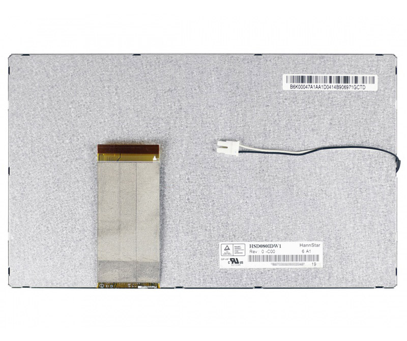 HSD080IDW1-C00 New and Original HannStar 8inch LCD Display HSD080IDW1-C01