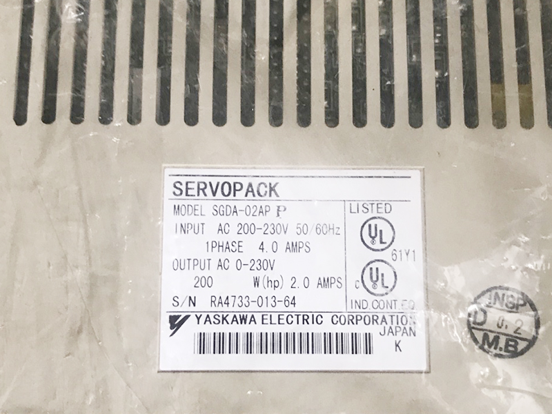 neuer YASKAWA Inverter Servomotor Controller SGDA-02APP