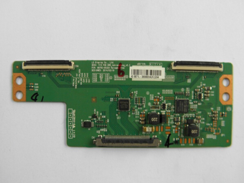 original 43s9 logik board le-43tm6800 led-43b800s 6870c-0532a