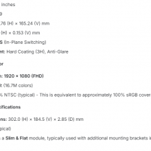Neue und originale B133HAN03.2 AUO 13,3-Zoll-LCD-Anzeige
