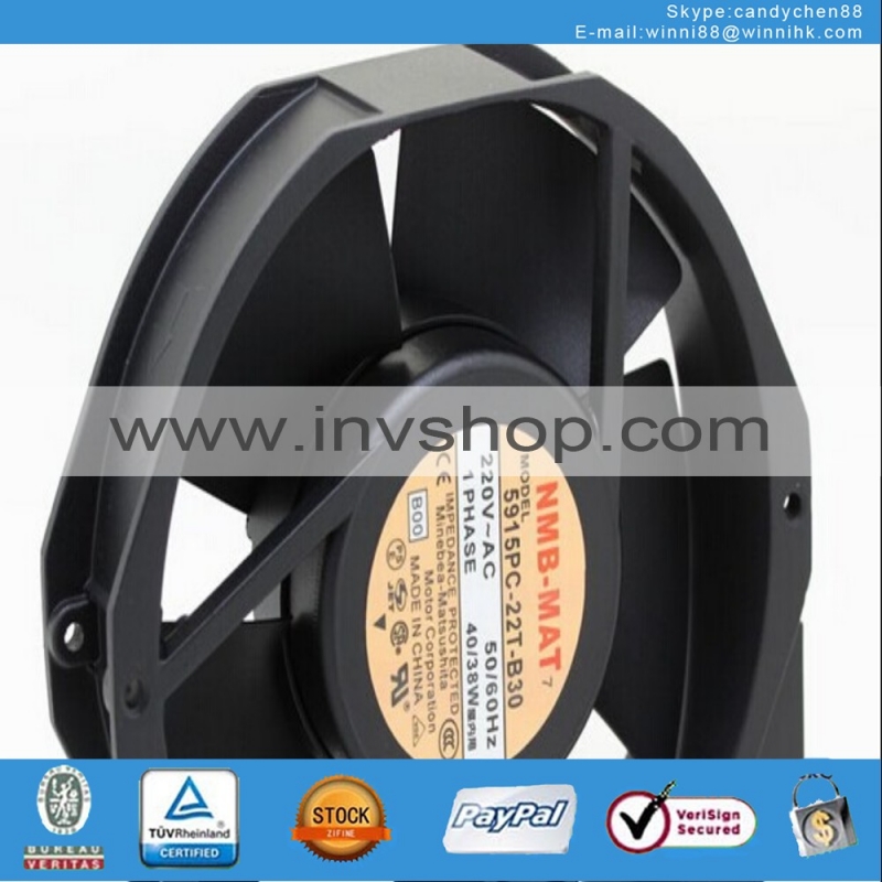 NeUe 5915pc-22t-b30 fan NMB 172 * 38mm ac 220V 35w