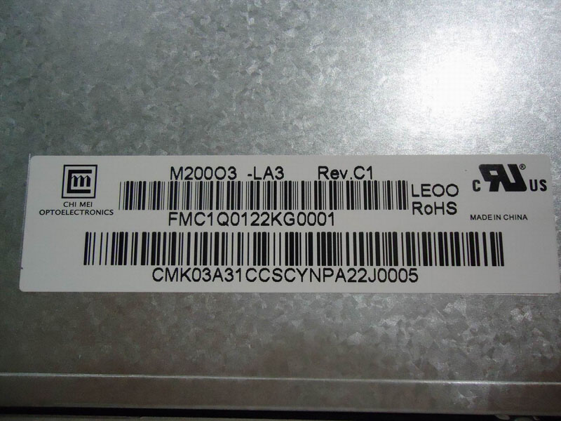 m200o3-la3 chimei innolux 20,0 cm 1600 * 900 lcd - panel