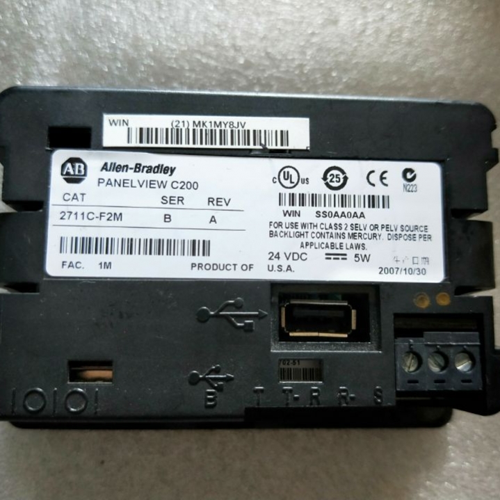 USED Allen-Bradley AB touch screen 2711C-F2M