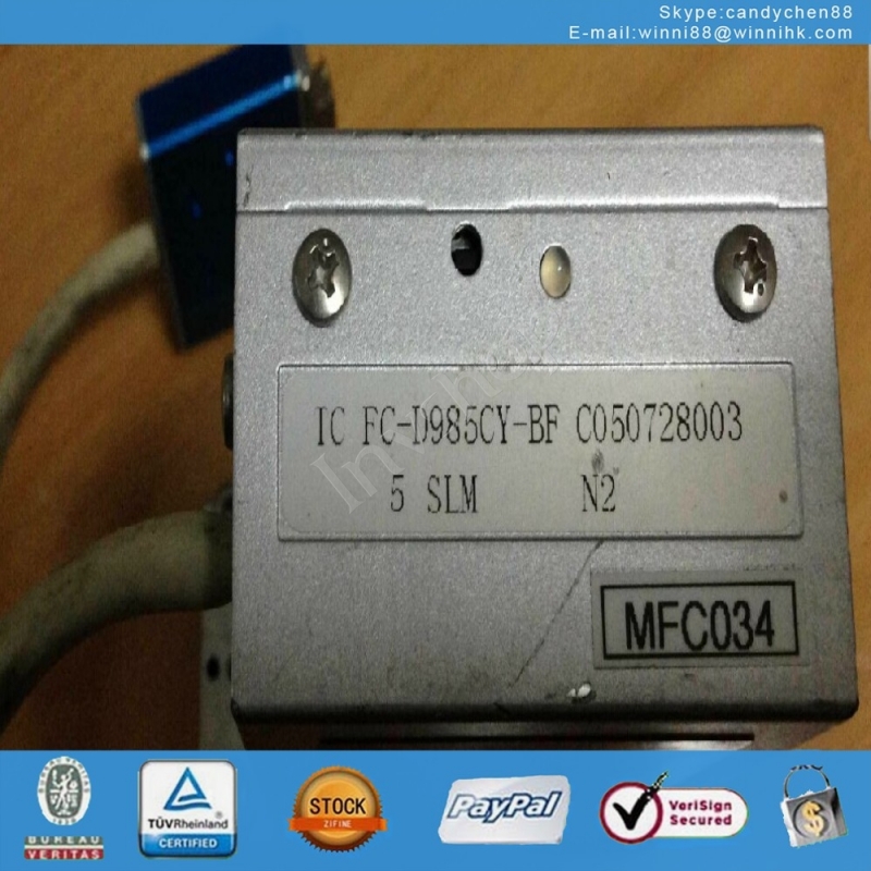 for Aera FC-D985C FC-D985CY-BF Gas N2 Mass Flow Controller 5000 SCCM