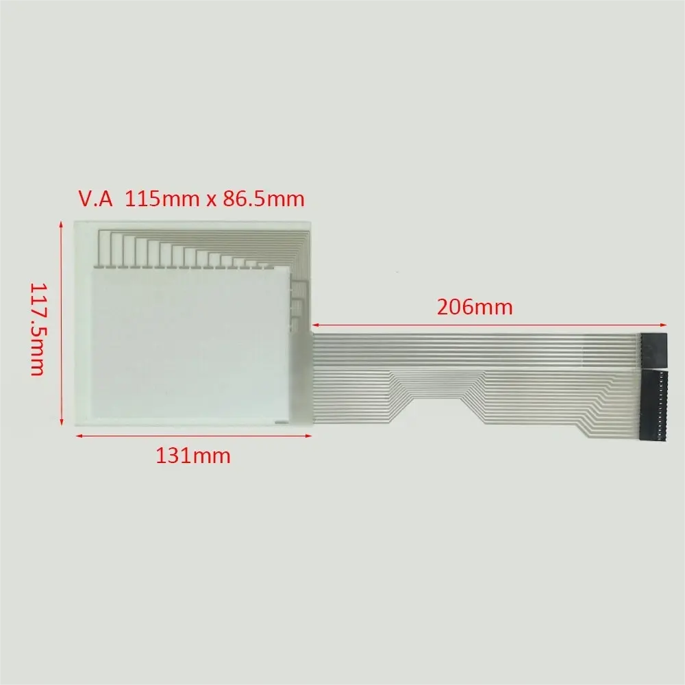 ab 600 2711-b6c20l1 2711-b6c20 touchscreen glas