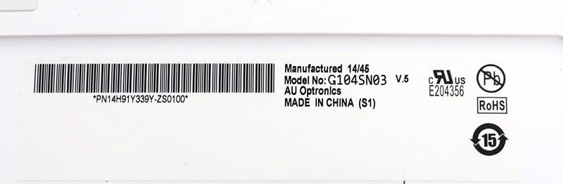 G104SN03 V.5 AUO 10,4 Zoll LED-Panel Auflösung 800*600 G104SN03 V5