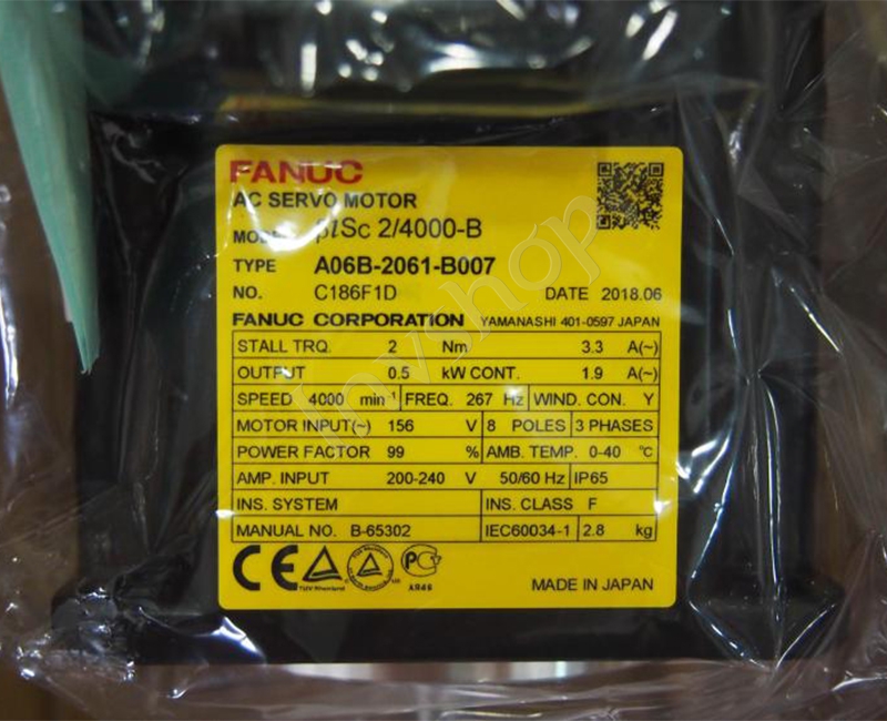 A06B-2061-B007 Fanuc-Servomotor