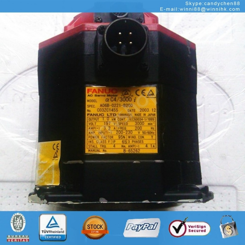 a06b-0221-b200 servomotor eingesetzt fÃ¼r fanuc 60 tage garantie
