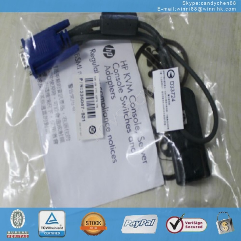 fÃ¼r hp usb schnittstelle adapter verwendet 336047-b21 kvm 1-pack ww 60 tage garantie