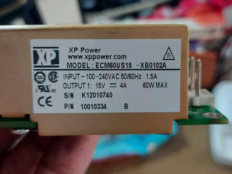 ECM60US15 AC/DC CONVERTER 15V 60W