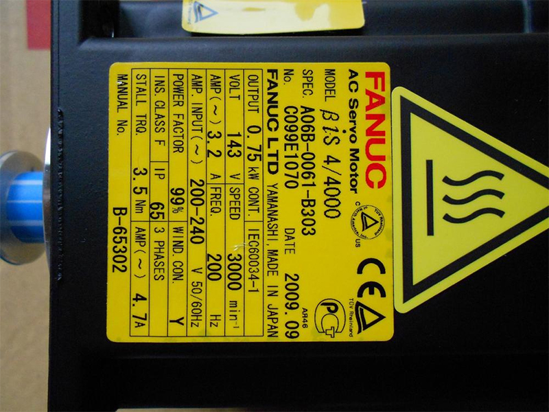 used Fanuc Servo Motor A06B-0276-B110