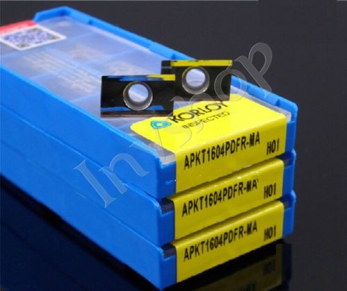 H01 CNC Carbide Insert 10pcs/lbox NEW APKT1604PDFR-MA Korloy