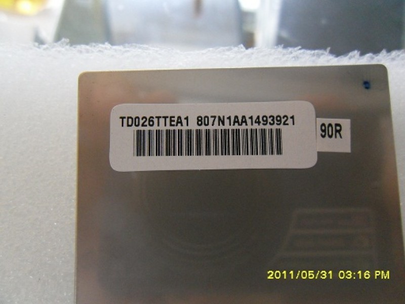 Embeded 2.6 inch LTPS TFT-LCD Module Resolution 480(RGB)×640 TD026TTEA1