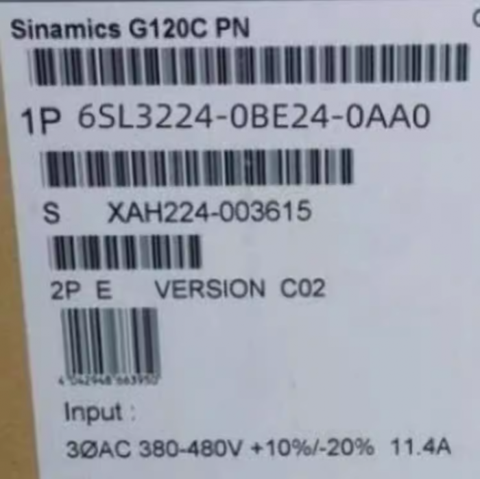 Siemens modul 6SL3224-0BE24-0AA0