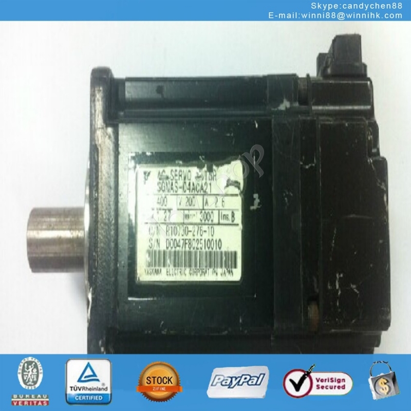 for Yaskawa New SGMAS-04ACA21 servo motor 60 days warranty