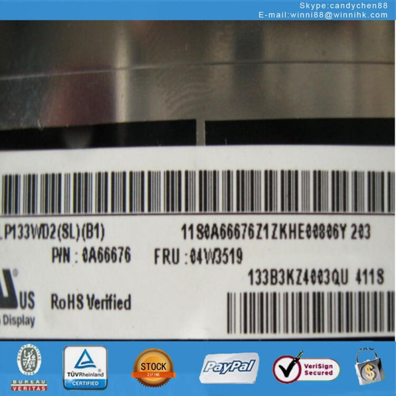 LP133WD2-SLB1ã€€LCD Screen Display Panel +Digital 13.3